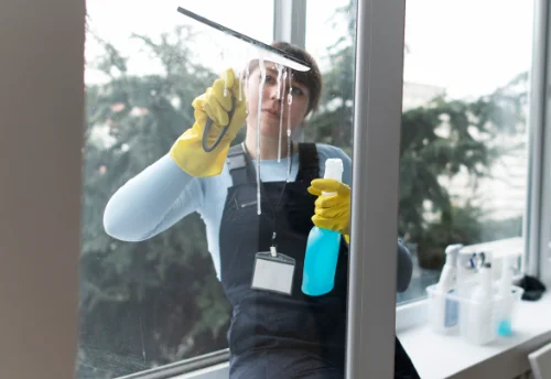 Nettoyage de vitres intérieures et extérieures à Langoëlan